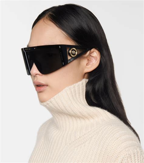 versace ladies sunglasses versace on side|best oversized sunglasses versace.